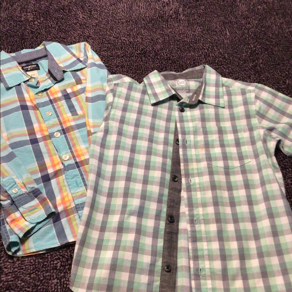 Boys button shirts